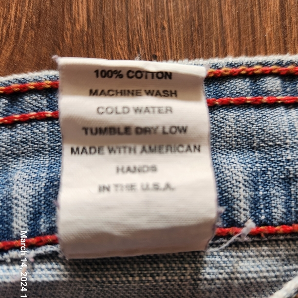 90s Vintage Von Dutch Blue Jeans - Picture 4 of 9